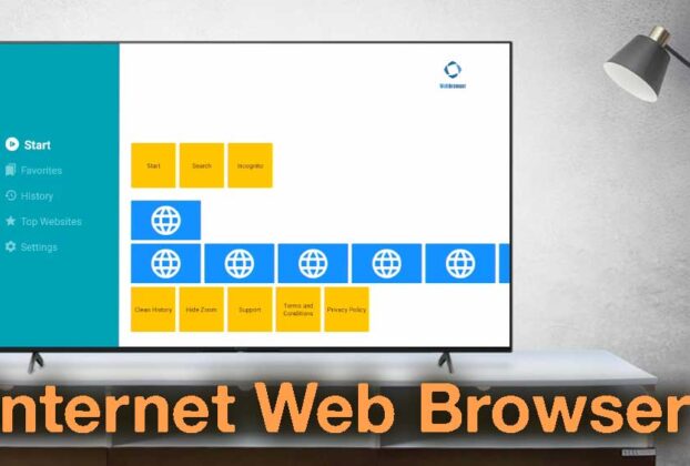 Internet Web browser for TV